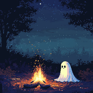Ghost Pixel Art