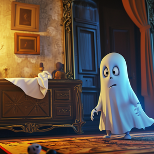Funny Ghost Art