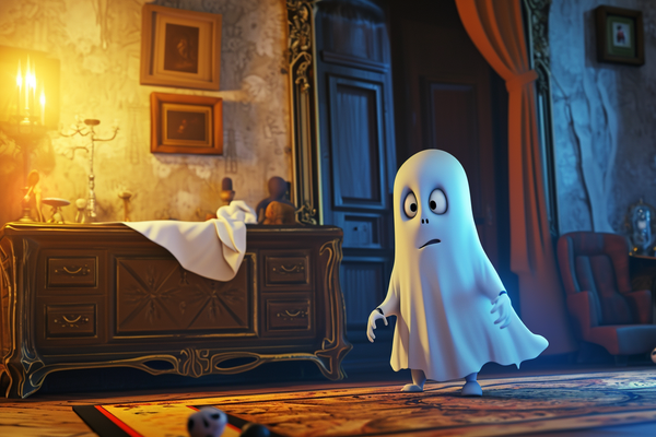 Funny Ghost Art