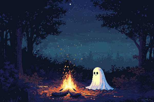 Ghost Pixel Art